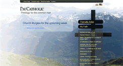 Desktop Screenshot of imcatholic.net