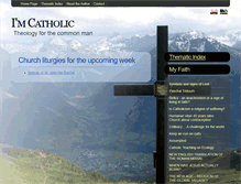 Tablet Screenshot of imcatholic.net